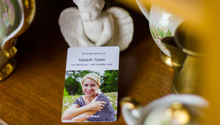 Wallet Memorial Card